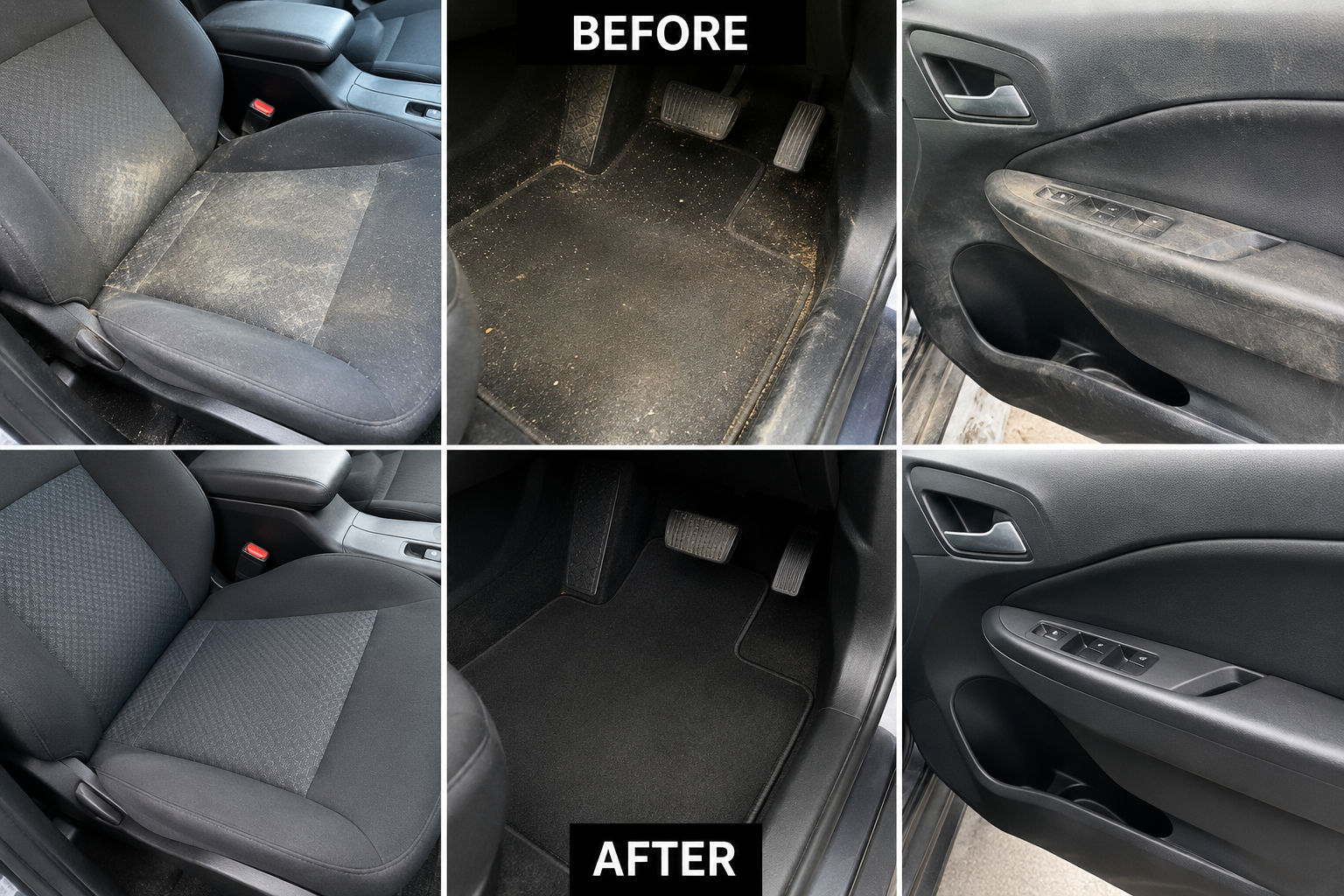 Mr Shine Car Wash - Before & After Mr Shine Car Wash - Before & After