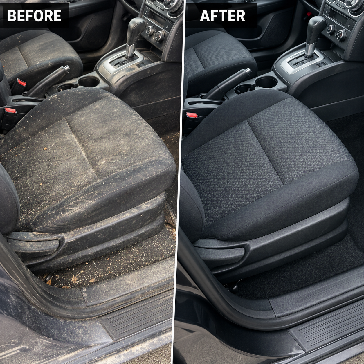 Interior Detailing - Before & After