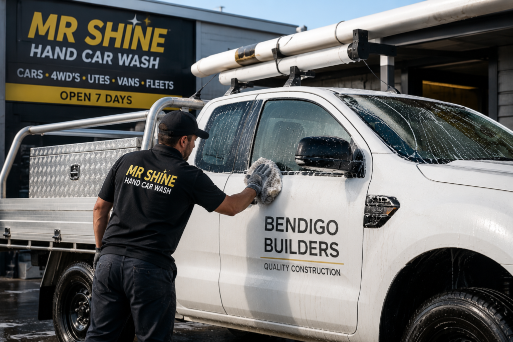 Fleet Vehicle Washing Bendigo - Mr Shine Hand Car Wash